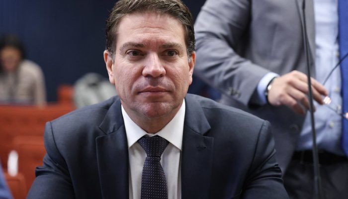 Alexandre Ramagem, durante oitivas da ação penal nº 2.668 (núcleo 1). (Foto: Ton Molina/STF)