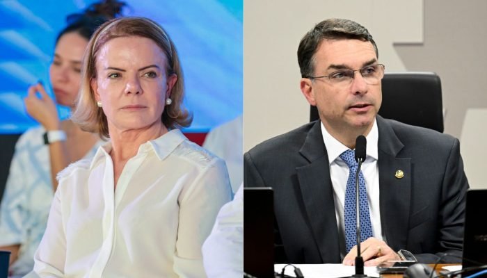 Gleisi acusou senador de integrar "rede político" ligada ao Comando Vermelho. Flávio respondeu:...