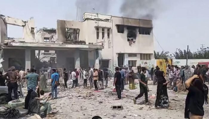 Imagens de um bombardeio em ataque de EUA e Israel ao Irã. (Foto: Mehr / EFE)