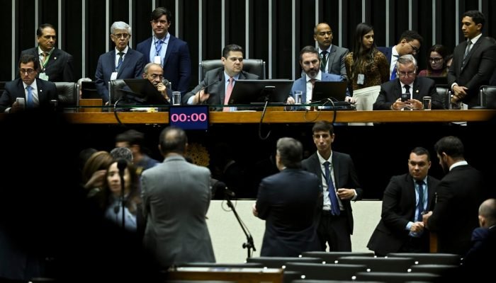 Sessão do Congresso realizada no final de 2025. (Foto: Saulo Cruz/Agência Senado)