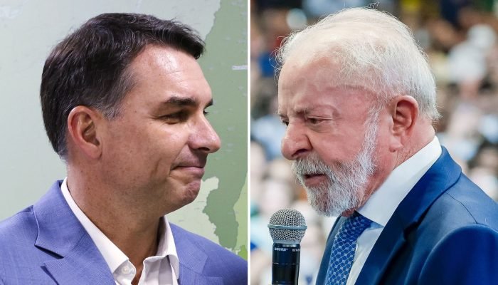 Flávio Bolsonaro e Lula têm os melhores desempenhos em todas as pesquisas para a Presidência. ...