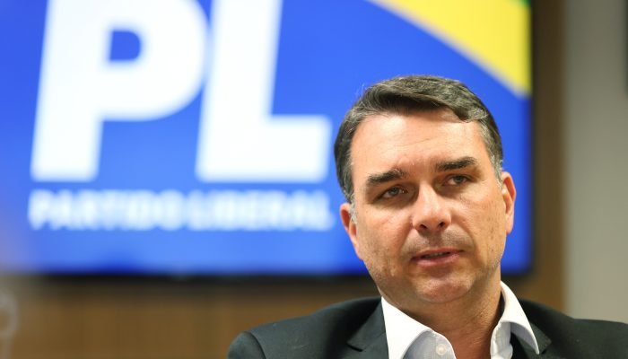 Senador Flávio Bolsonaro (PL-RJ) lança sua pré-candidatura à Presidência da República em Fl...